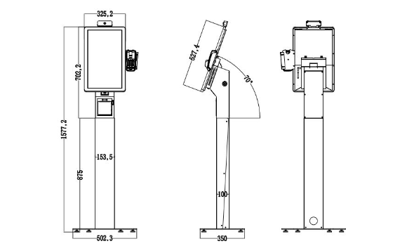 H2 Floor-Stand Kiosk